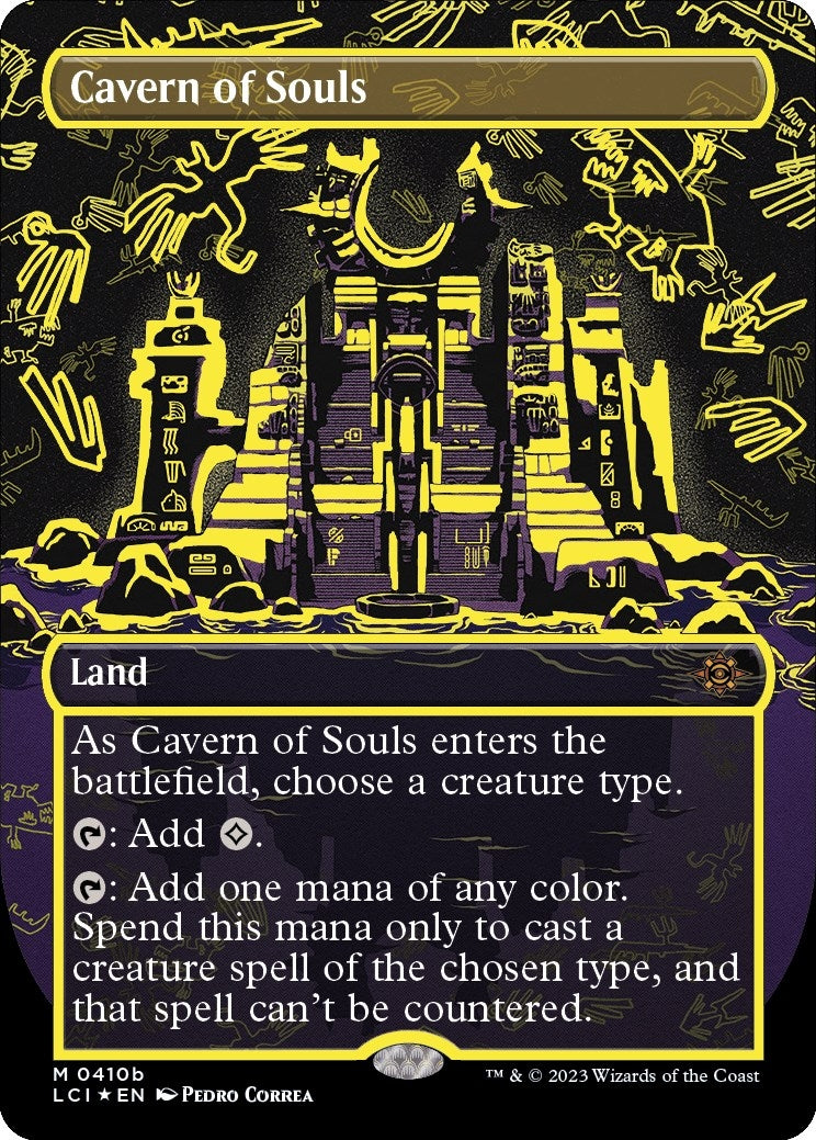 Cavern of Souls (Neon Yellow) (410) [WPN] - MTG Single