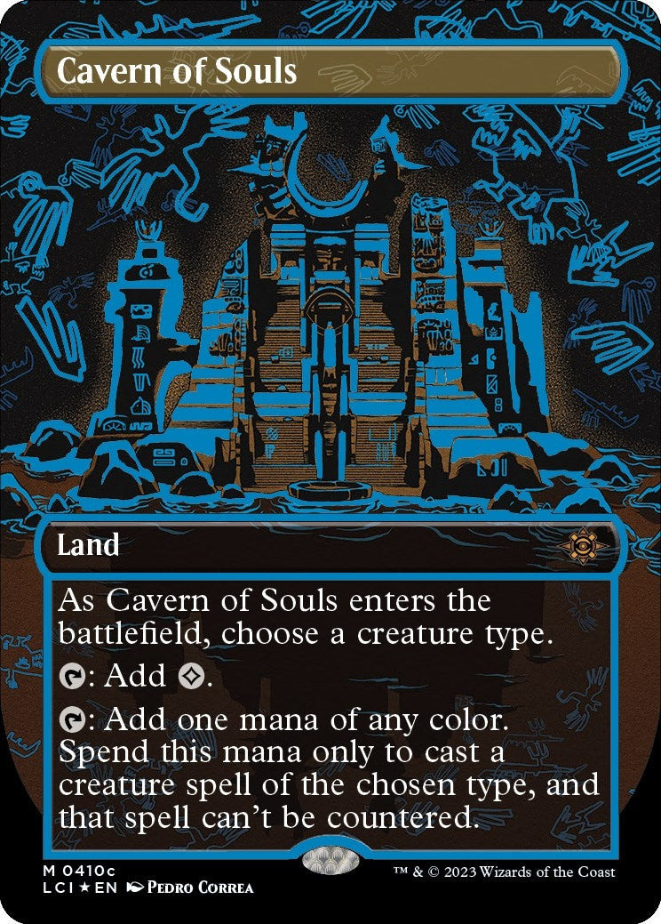 Cavern of Souls (0410c) (Borderless) (410) [LCI] - MTG Single