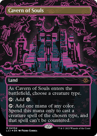 Cavern of Souls (0410d) (Borderless) (410) [LCI] - MTG Single