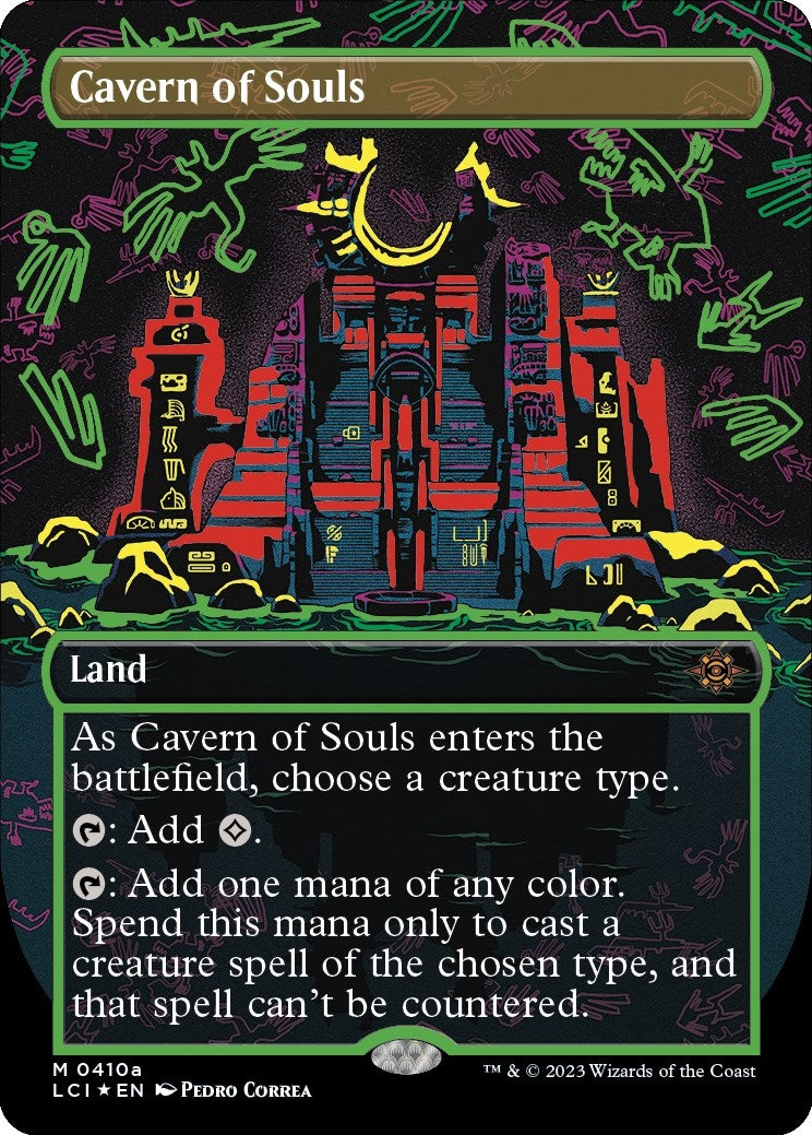 Cavern of Souls (0410a) (Borderless) (410) [LCI] - MTG Single