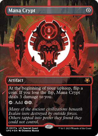 Mana Crypt (0017e) (Borderless) (17) [SPG] - MTG Single
