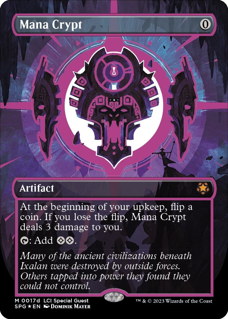 Mana Crypt (0017d) (Borderless) (17) [SPG] - MTG Single