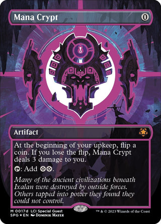 Mana Crypt (0017d) (Borderless) (17) [SPG] - MTG Single