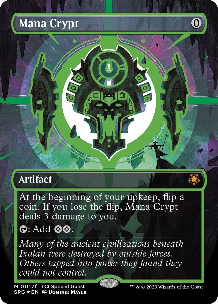 Mana Crypt (0017f) (Borderless) (17) [SPG] - MTG Single