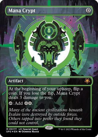 Mana Crypt (0017f) (Borderless) (17) [SPG] - MTG Single