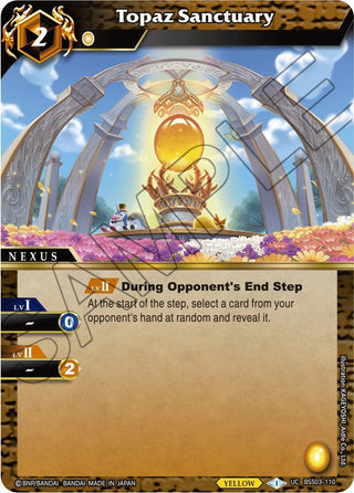 Topaz Sanctuary (3110) [BSS03] - Battle Spirits Saga Single