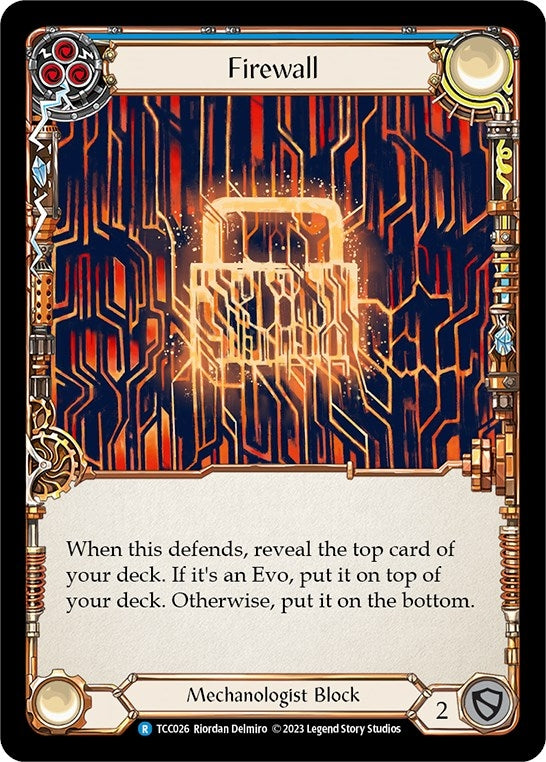 Firewall (Blue) (26) [TCC] - Flesh and Blood TCG Single