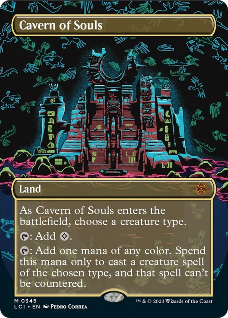 Cavern of Souls (0345) (Borderless) (345) [LCI] - MTG Single
