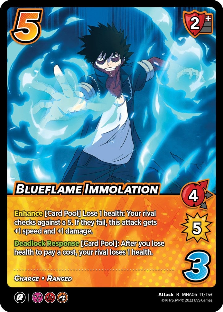 Blueflame Immolation (11) [MHA6] - UniVersus Single