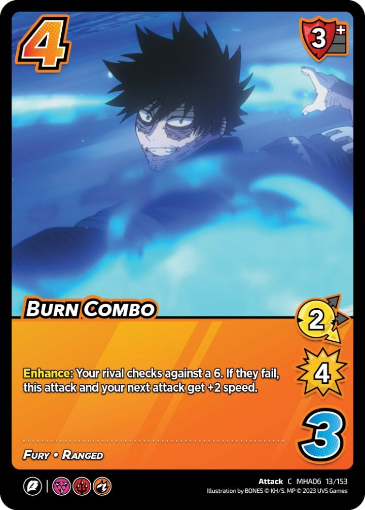 Burn Combo (13) [MHA6] - UniVersus Single