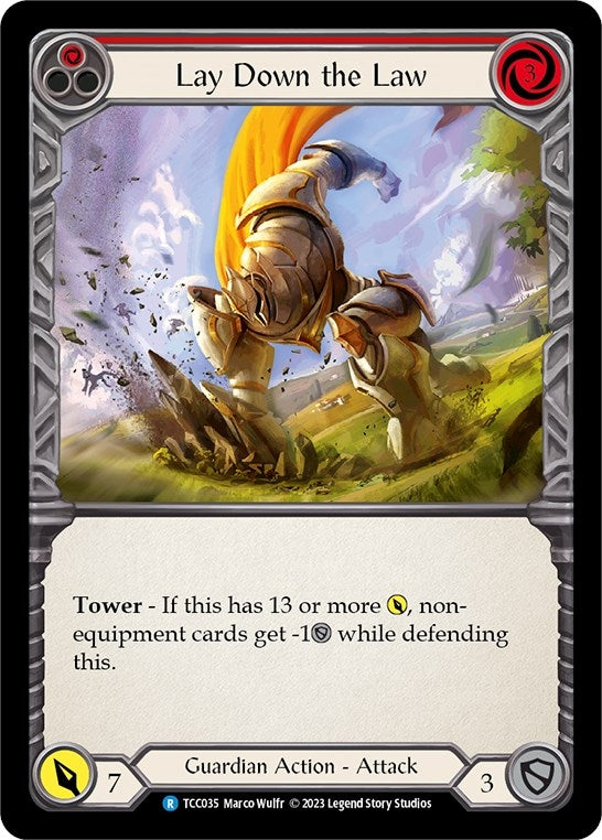 Lay Down the Law (35) [TCC] - Flesh and Blood TCG Single