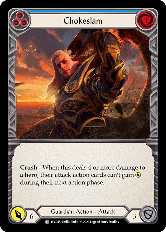 Chokeslam (Blue) (45) [TCC] - Flesh and Blood TCG Single