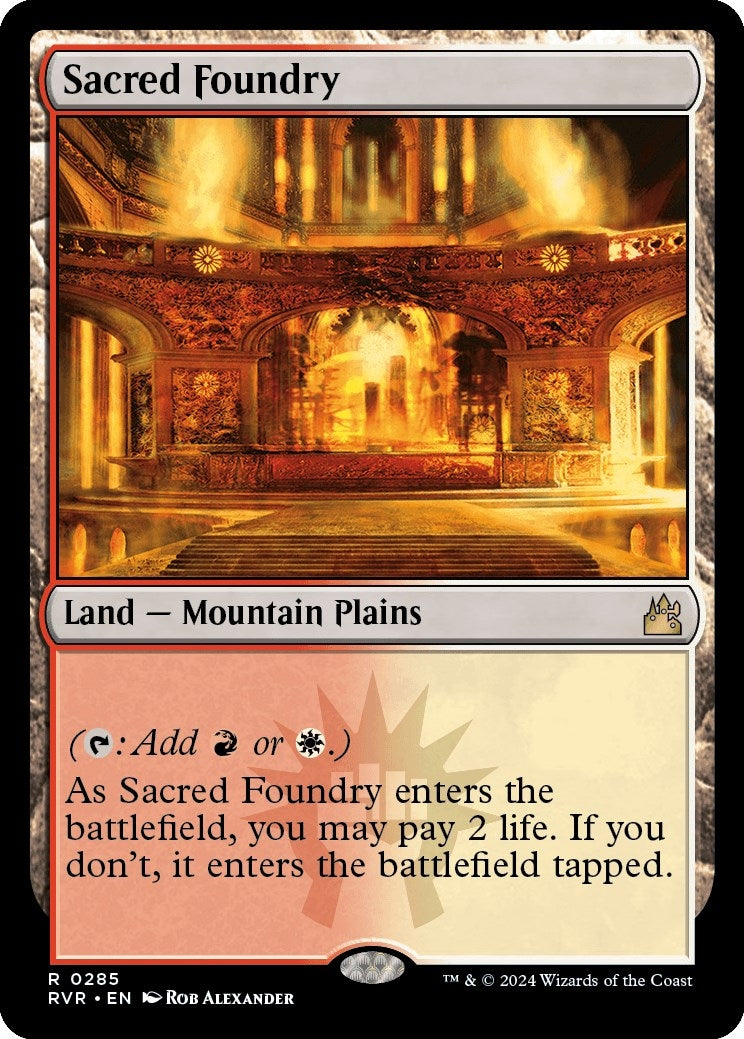 Sacred Foundry (285) [RVR] - MTG Single