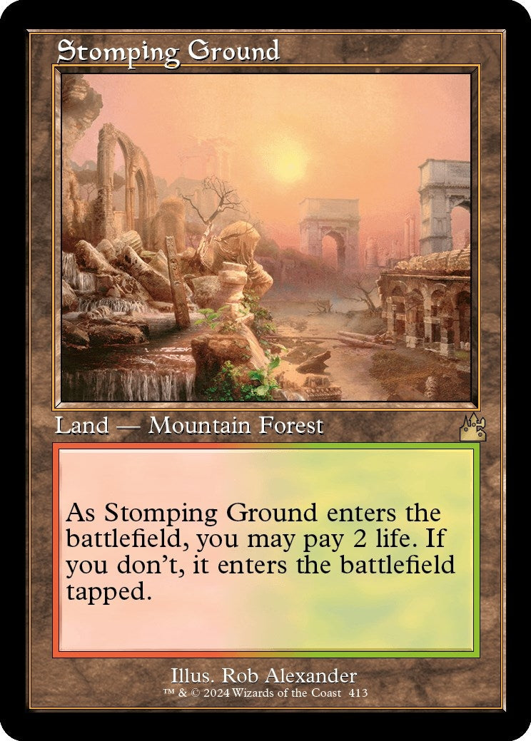 Stomping Ground (Retro Frame) (413) [RVR] - MTG Single