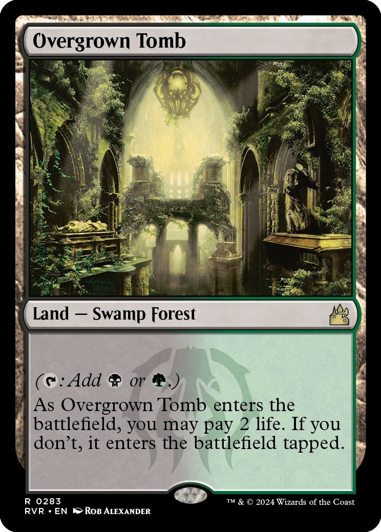 Overgrown Tomb (283) [RVR] - MTG Single
