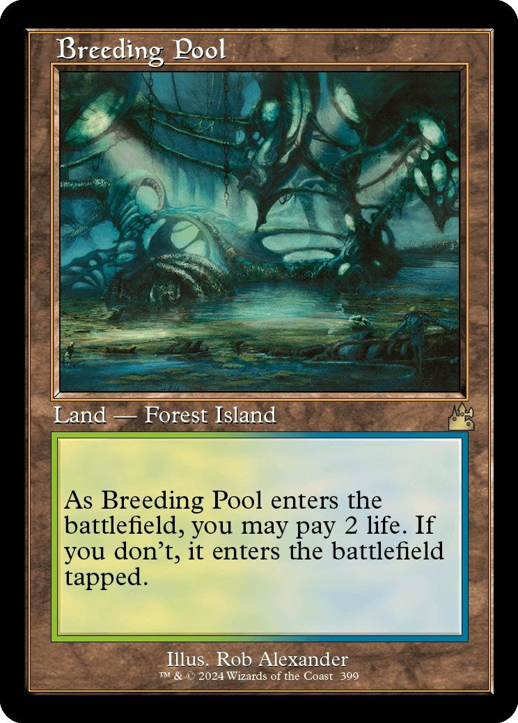 Breeding Pool (Retro Frame) (399) [RVR] - MTG Single
