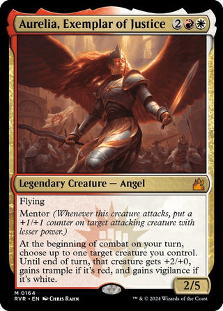 Aurelia Exemplar of Justice (164) [RVR] - MTG Single
