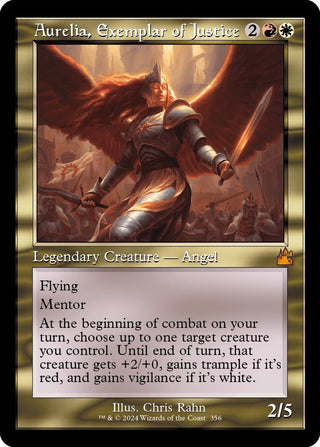 Aurelia Exemplar of Justice (Retro Frame) (356) [RVR] - MTG Single