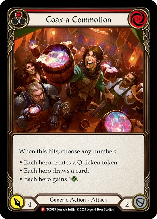 Coax a Commotion (55) [TCC] - Flesh and Blood TCG Single