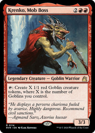 Krenko Mob Boss (114) [RVR] - MTG Single