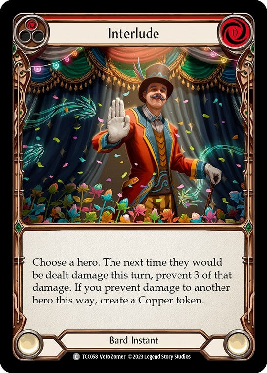 Interlude (Red) (58) [TCC] - Flesh and Blood TCG Single