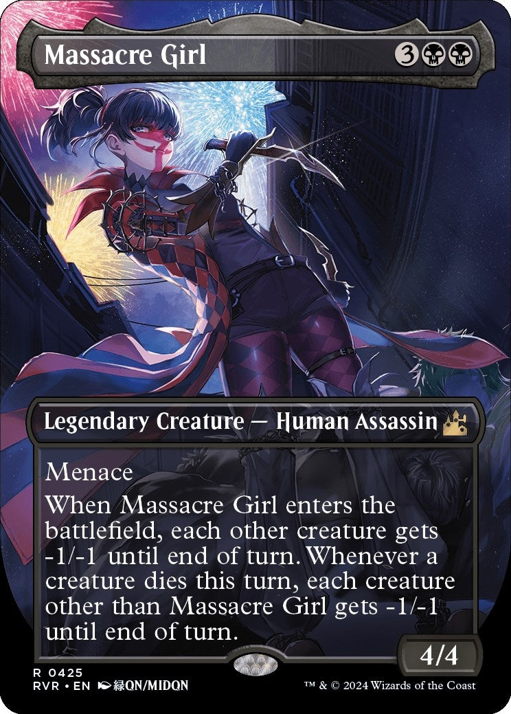 Massacre Girl (Anime Borderless) (425) [RVR] - MTG Single