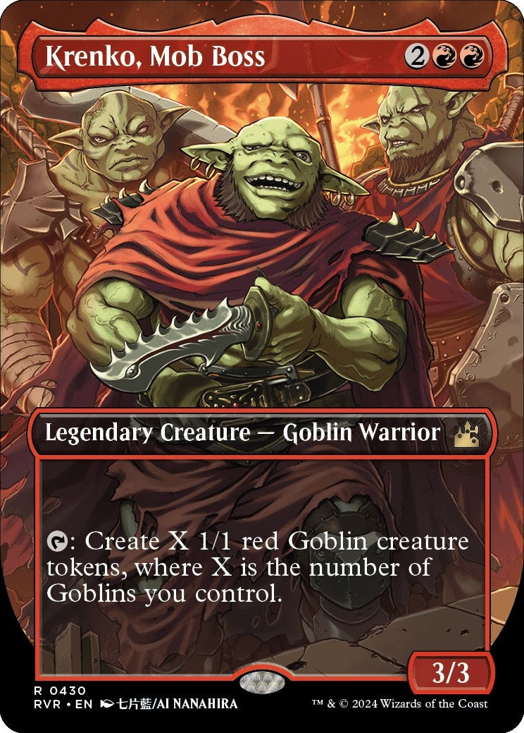 Krenko Mob Boss (Anime Borderless) (430) [RVR] - MTG Single