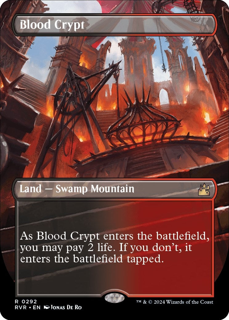 Blood Crypt (Borderless) (292) [RVR] - MTG Single