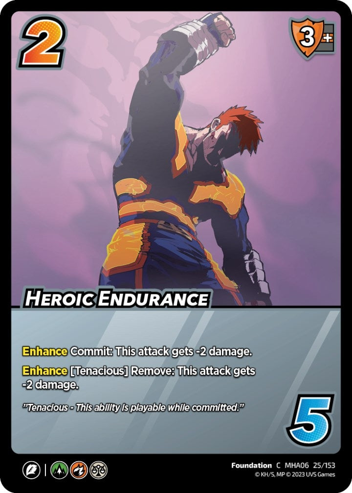 Heroic Endurance (25) [MHA6] - UniVersus Single
