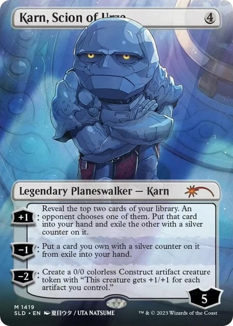 Karn Scion of Urza (Rainbow Foil) (1419) [SLD] - MTG Single