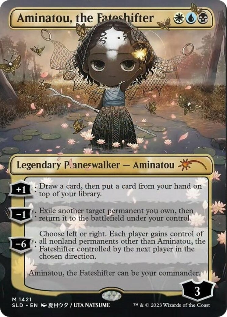 Aminatou the Fateshifter (Rainbow Foil) (1421) [SLD] - MTG Single