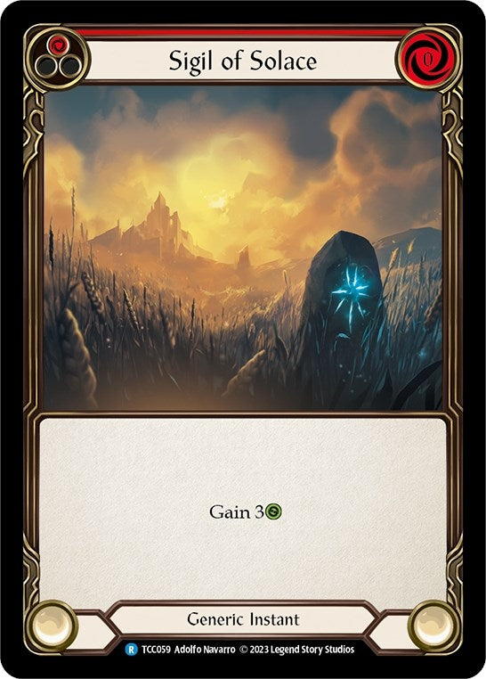 Sigil of Solace (Red) (59) [TCC] - Flesh and Blood TCG Single