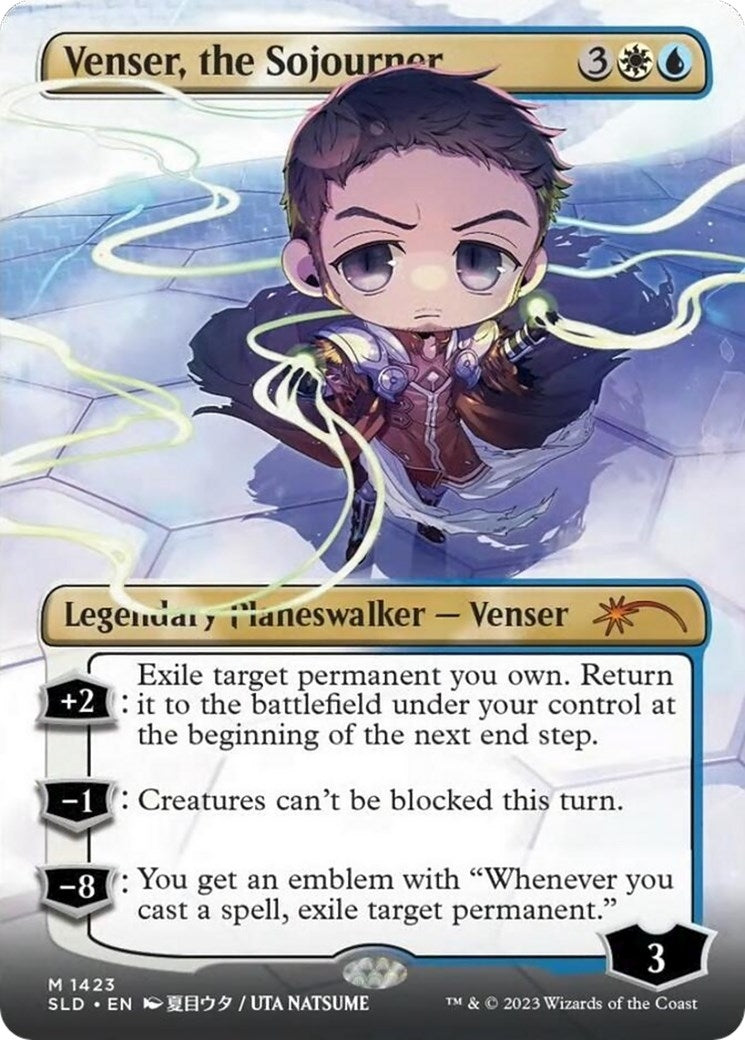 Venser the Sojourner (Rainbow Foil) (1423) [SLD] - MTG Single