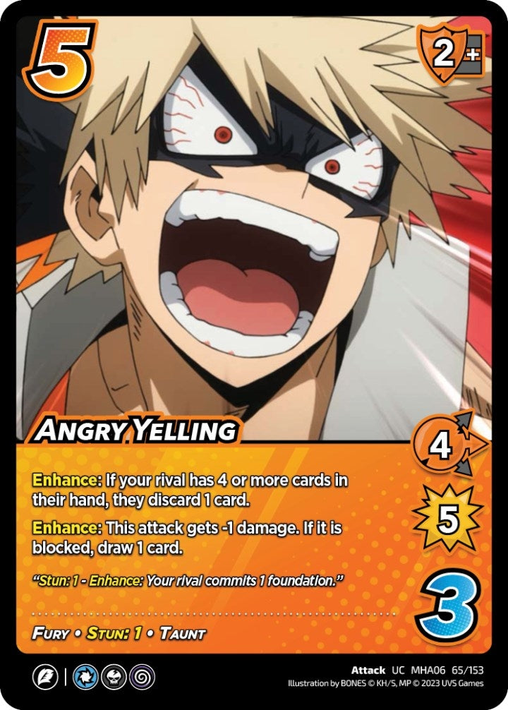 Angry Yelling (65) [MHA6] - UniVersus Single