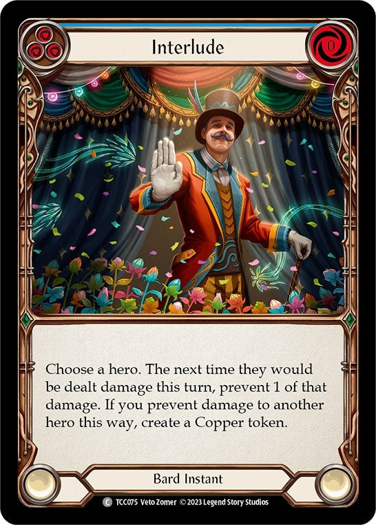 Interlude (Blue) (75) [TCC] - Flesh and Blood TCG Single