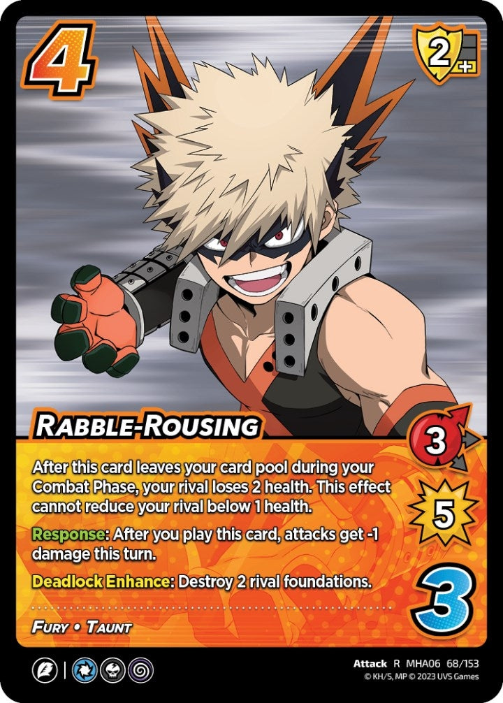 Rabble-Rousing (68) [MHA6] - UniVersus Single