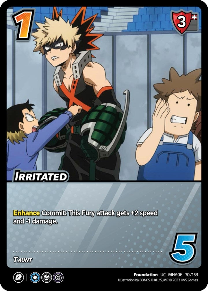 Irritated (70) [MHA6] - UniVersus Single