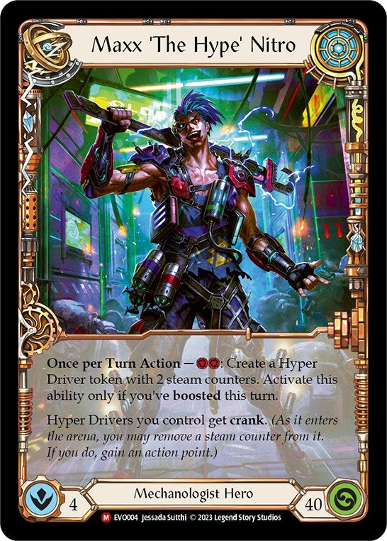 Maxx ’The Hype’ Nitro (4) [EVO] - Flesh and Blood TCG Single
