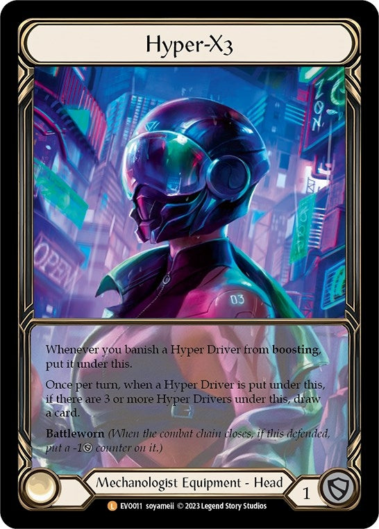 Hyper-X3 (Extended Art) (11) [EVO] - Flesh and Blood TCG Single