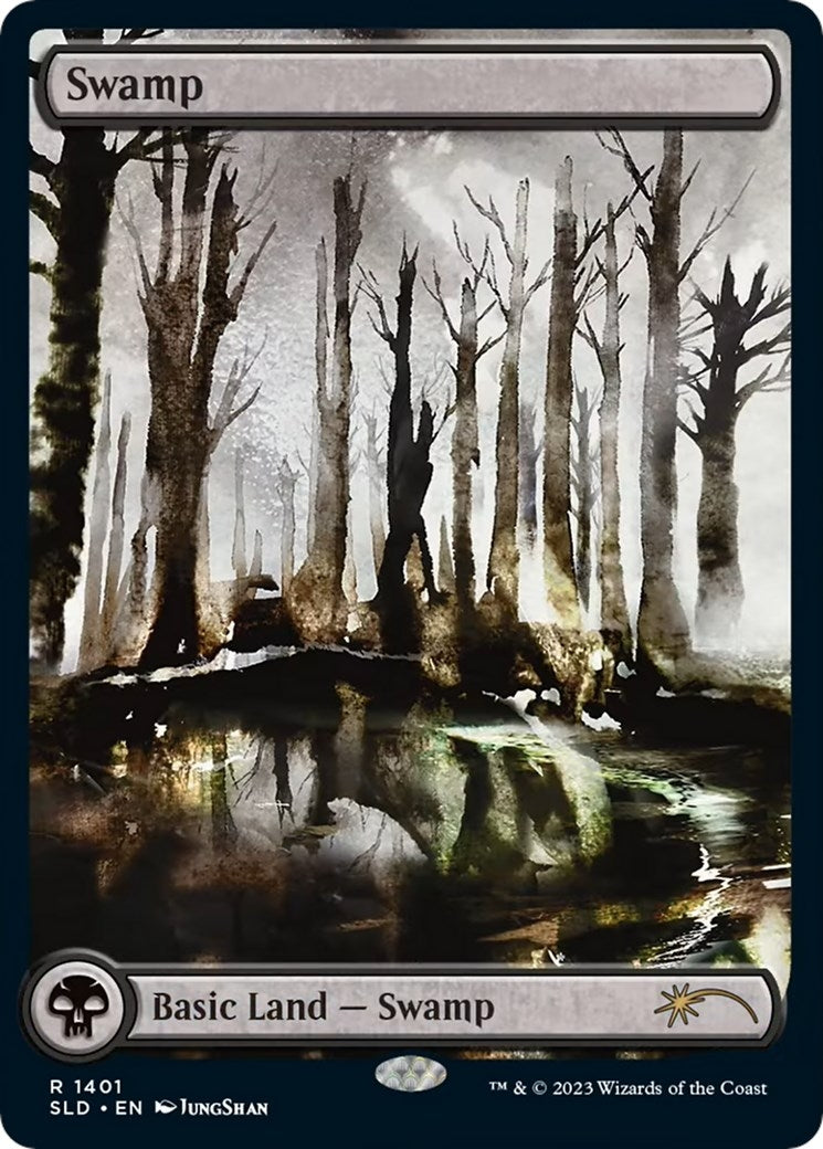 Swamp (1401) (1401) [SLD] - MTG Single