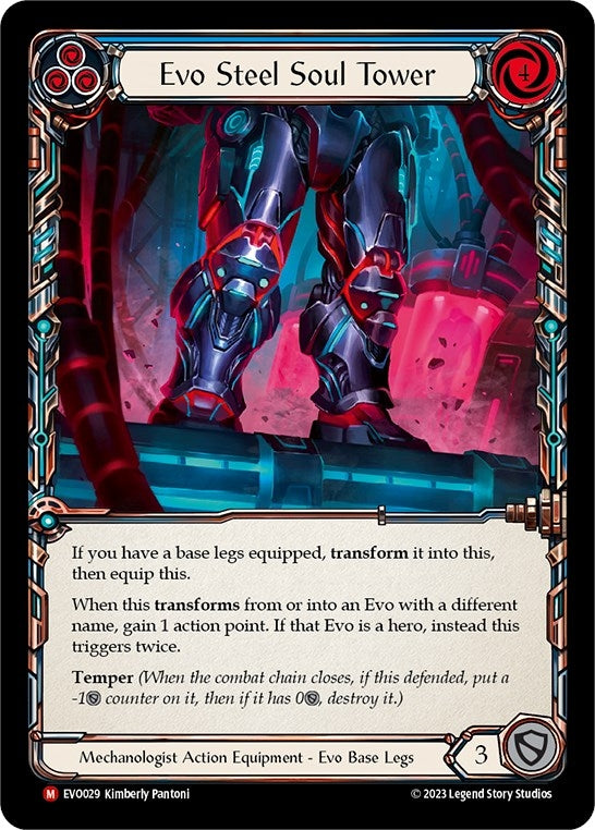 Evo Steel Soul Tower (29) [EVO] - Flesh and Blood TCG Single