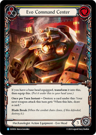 Evo Command Center (34) [EVO] - Flesh and Blood TCG Single
