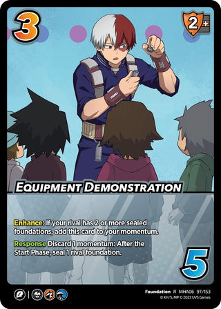 Equipment Demonstration (97) [MHA6] - UniVersus Single