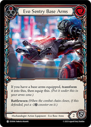 Evo Sentry Base Arms (44) [EVO] - Flesh and Blood TCG Single
