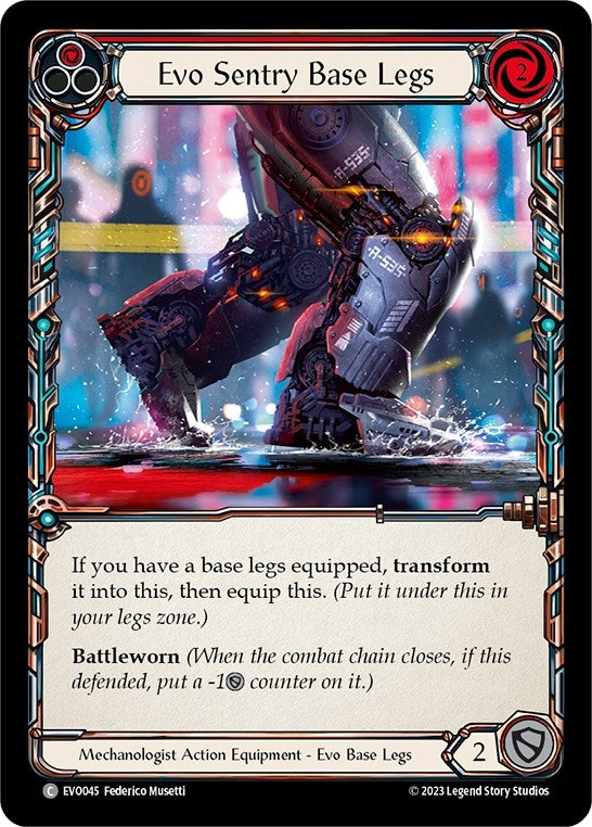 Evo Sentry Base Legs (45) [EVO] - Flesh and Blood TCG Single