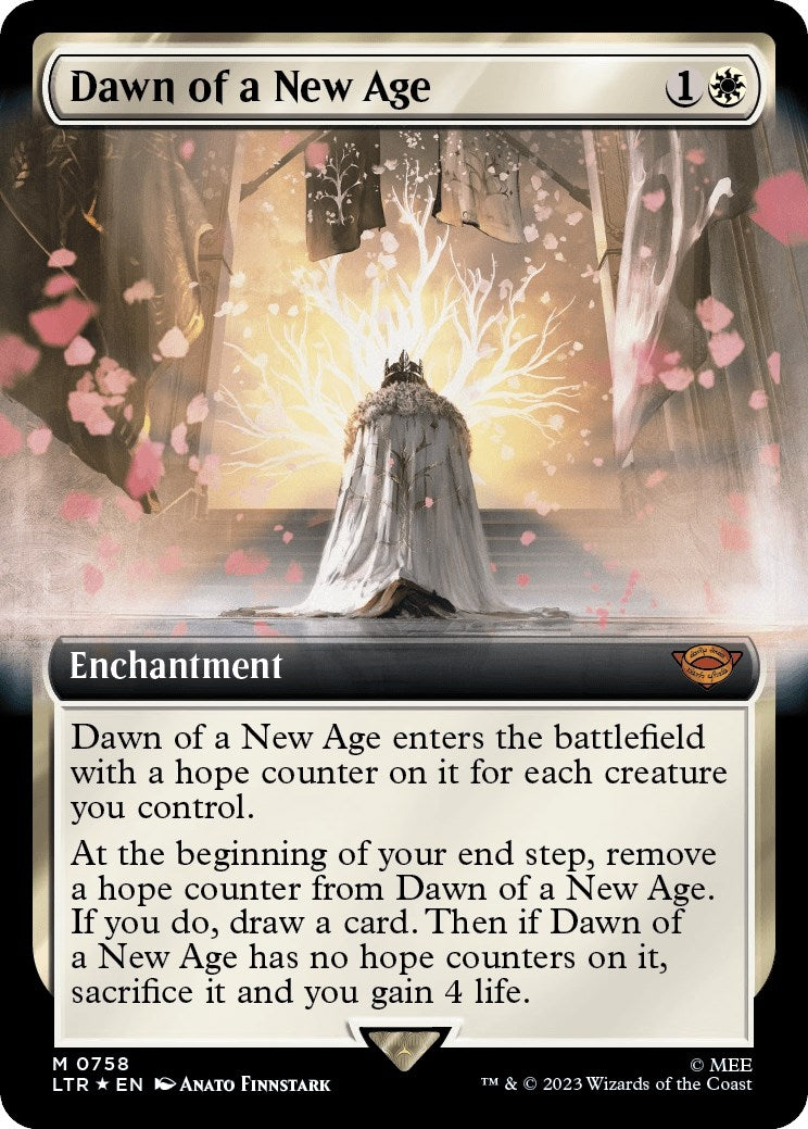 Dawn of a New Age (Extended Art) (Surge Foil) (758) [LTR] - MTG Single