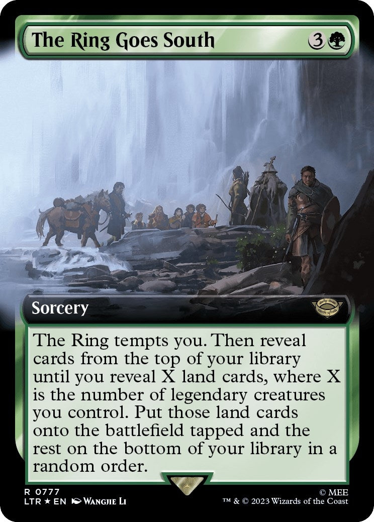 The Ring Goes South (Extended Art) (Surge Foil) (777) [LTR] - MTG Single