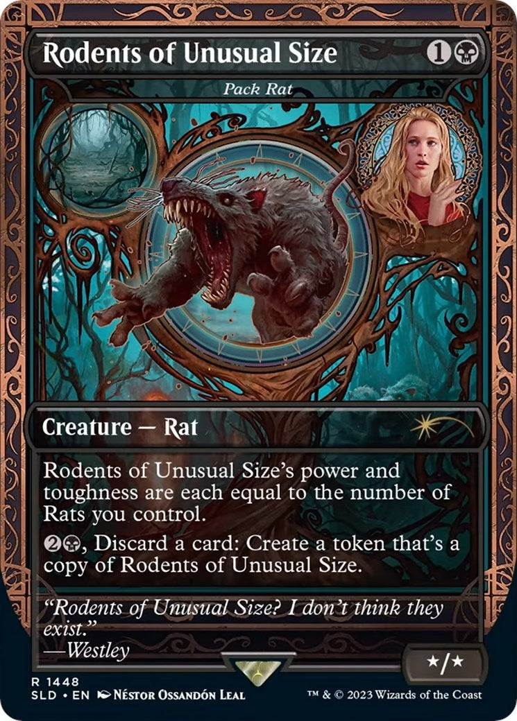 Rodents of Unusual Size - Pack Rat (1448) [SLD] - MTG Single