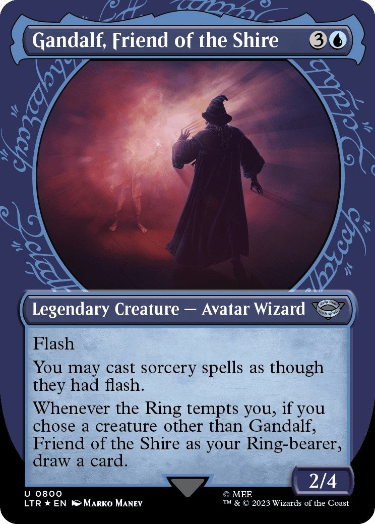 Gandalf Friend of the Shire (Showcase) (Surge Foil) (800) [LTR] - MTG Single