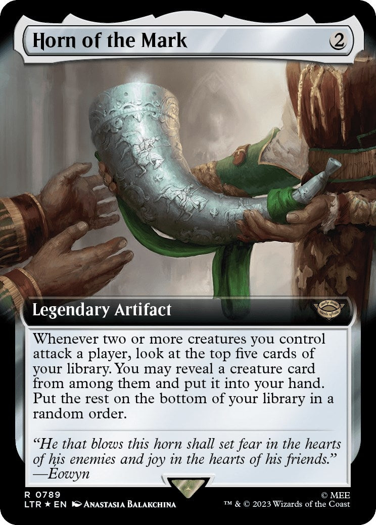 Horn of the Mark (Extended Art) (Surge Foil) (789) [LTR] - MTG Single
